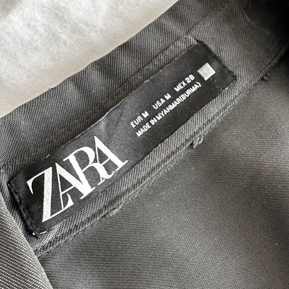 ZARA RELAXED FIT OVERSHIRT SHIRT / JACKET - Picture 9 of 9